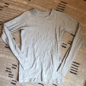 Lululemon light blue long sleeve